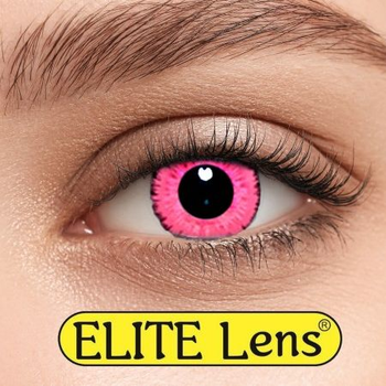 Контактні лінзи Elite Lens Кольорові "Пінк" - +2,5+2.5 2 шт. 8.6
