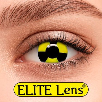 Контактні лінзи Elite Lens Кольорові "Радіація" - -0.25'-0.25 2 шт. 8.6