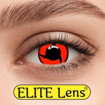 Контактные линзы Elite Lens Кольорові "Шарінган Мангьоко" - +2,75 +2.75 2 шт. 8.6