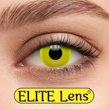 Контактные линзы Elite Lens Кольорові "Елоу" - +5,0 +5.0 2 шт. 8.6