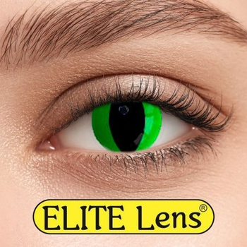 Контактні лінзи Elite Lens "Кет Грін" - -10,5 -10.5 2 шт. 8.6