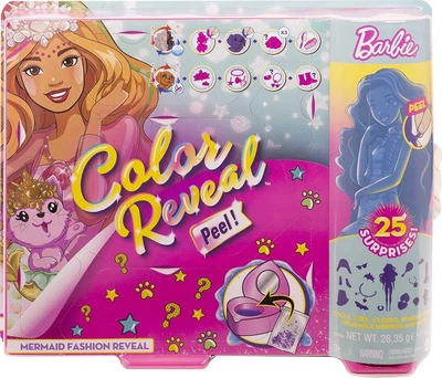 Ігровий набір Barbie Color Reveal Surprise Par Яскраве перетворення Кольоровий сюрприз Русалочка (GXV93)
