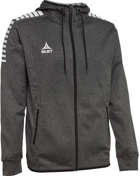 Спортивна куртка SELECT Monaco zip hoodie сіра 3XL 620110-002