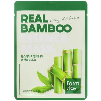 Маска увлажняющая для лица с экстрактом бамбука FarmStay Real Bamboo Essence Mask 23 мл
