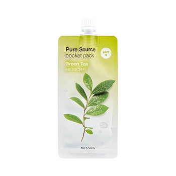 Ночная маска с экстрактом зеленого чая Missha Pure Source Pocket Pack Green Tea 10 мл