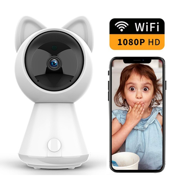 Цифровая поворотная Wi-Fi видеоняня Kitty 2mp FullHD