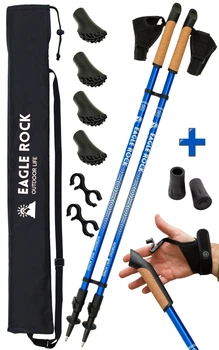 Палки для Скандинавської ходьби Eagle Rock Сині SK40015
