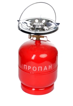 Газовый баллон Кемпинг 8 литров с горелкой