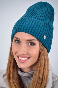 Шапка Malisa Accessories 54 см Бірюзова (2910800149190)
