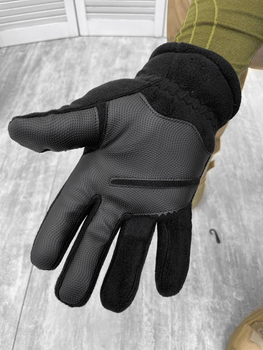 Флісові рукавички сенсорні elit black