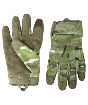 Тактичні військові рукавички KOMBAT UK захисні рукавиці L мультікам TR_kb-rtg-btp-l