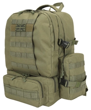 Рюкзак тактический военный армейский KOMBAT UK Expedition Pack оливковый 50л TR_kb-ep51-olgr