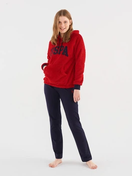 Пижама (худи + штаны) женская U.S. Polo Assn 16808 M Red (8680557380057)