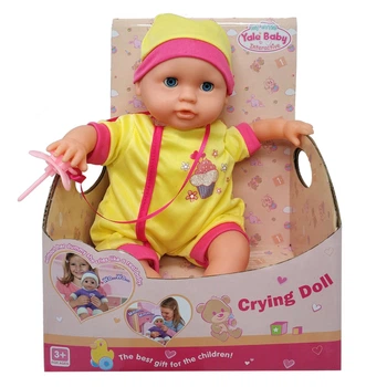 Пупс мягконабивной Yale Baby YL1715F/G музыкальный (Желтый)