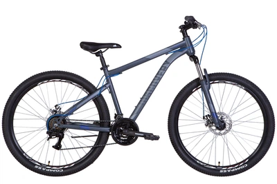 Велосипед ST 27.5" Discovery TREK AM DD 2022 (темно-серый с синим (м)) Discovery OPS-DIS-27.5-029