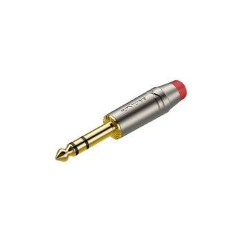 Разъем Roxtone RJ3PP-RD-NG Jack 6.3mm (stereo)