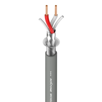 Кабель микрофонный Roxtone MC022L, 2х0.5 кв. мм, вн. диаметр 5.2 мм, 100 м
