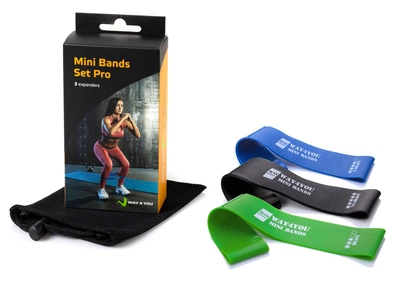 Набор Резинок для Фитнеса Way4you Mini Bands Set Pro (3шт.) (w40129)