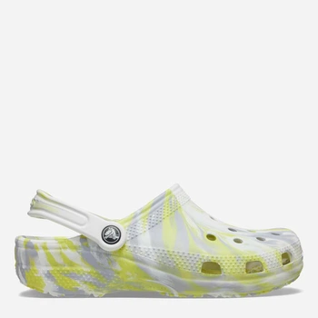 Жіночі крокси Crocs Classic Marbled Clog 206867-1FJ 36-37 (M4/W6) 24 см Жовті (191448964631)
