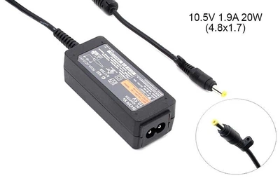Блок питания для ноутбука Sony 10.5v 1.9a 20w 4.8x1.7mm (B class) 1 день гар. 4430581