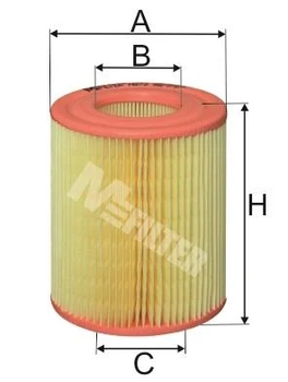 Фильтр воздушный A-клаз M166 97>04 MFilter (A872)