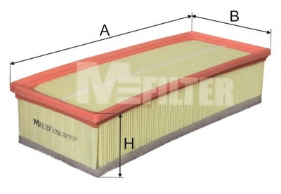 Фильтр воздушный Citroen C5/Peugeot 407 2.0 HDi 06- MFilter (K760)