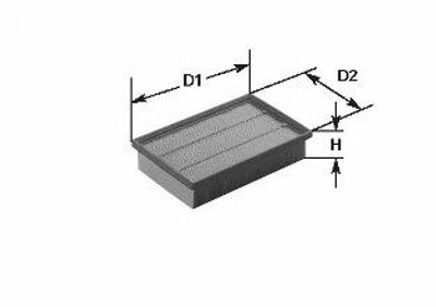 Фильтр воздушный MB Vario/714-814 (ОМ354/904) Clean Filters (MA1049)