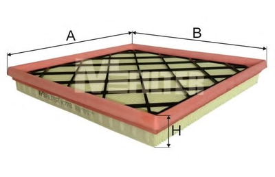 Фильтр воздушный Astra J 1.4/1.6 i 12-/Cruze 1.6/1.8 i 09- MFilter (K778)
