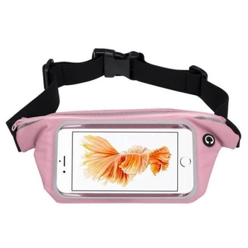 Сумка на пояс для смартфона до 7" дюймов Sportbag Rose
