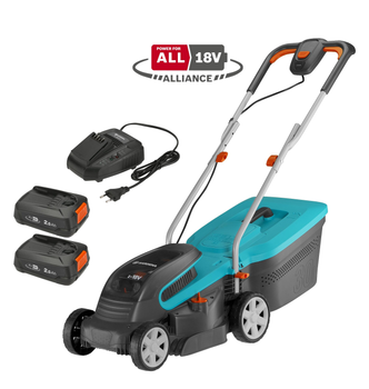 Аккумуляторная газонокосилка Gardena PowerMax™ 32/36V P4A Set (14621-20)