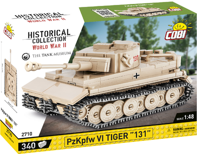 Klocki konstrukcyjne Cobi II Wojna Światowa Czołg Tiger 131 340 elementów (COBI-2710)