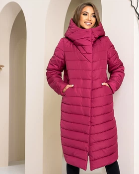 Куртка кокон Khan Madonna малина 46 M-L