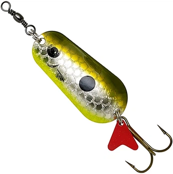 Блесна DAM Effzett Standard Spoon 45 г 8 см Olive/Silver UV (69613)