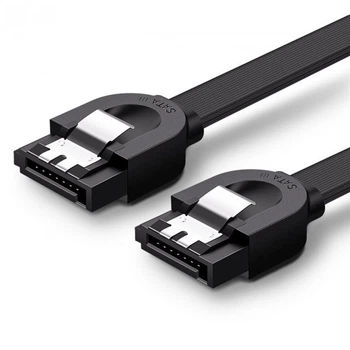 Кабель UGREEN US217 SATA 3.0 to SATA 0.5m Black (30796)
