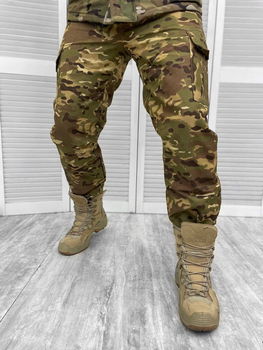 Тактические теплые военные зимние боевые штаны, Камуфляж: Мультикам, Размер: M
