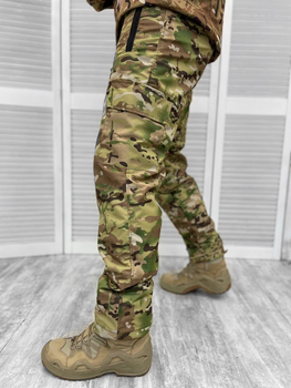 Тактичні зимові теплі військові бойові штани, Камуфляж: Мультикам, Розмір: XL