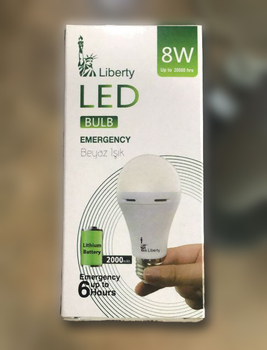 Акумуляторна лампа E27 LIBERTY 8W (Туреччина)
