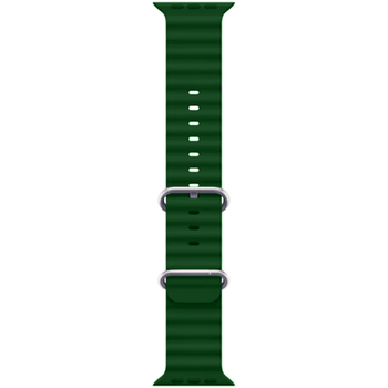 Силіконовий ремінець Watch Ocean Band 49/45/44/42 mm, Forest Green