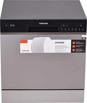 Настільна посудомийна машина Toshiba DW-08T1CIS(S)-UA