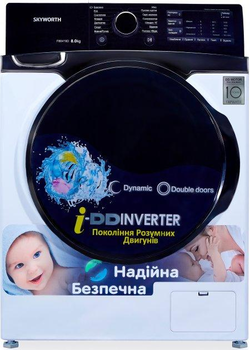 Стиральная машина полногабаритная SKYWORTH F80419D