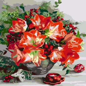 Картина за номерами Rosa Start Flowers 35х45см