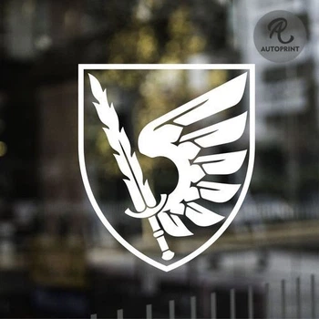 Наклейка на авто Oracal 79 ОДШБ ДШВ Белая 20х17см (РА000-43-2)