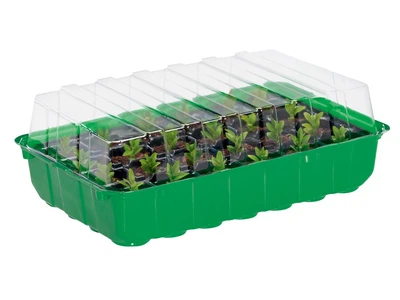 Мини теплицы Parkside комплект из 4 шт. 36 х 12 х 22 см PARKSIDE зеленый-черный L5-20038