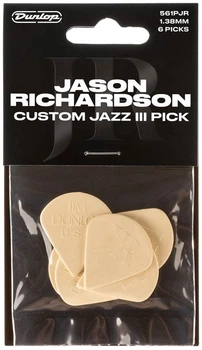 Набор медиаторов DUNLOP JASON RICHARDSON CUSTOM JAZZ III PICK