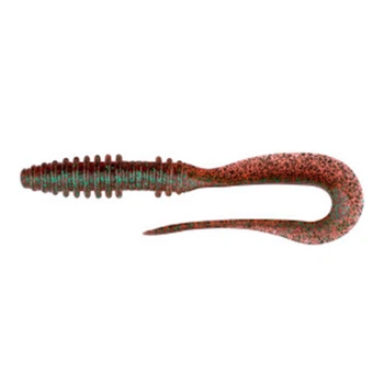 1551-09-68 Силікон Keitech Mad Wag Slim 4.5" 302 plum green flk. 4442962