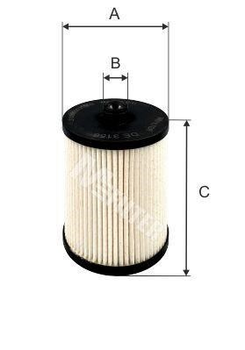 Фільтр паливний LT 2.8TDI 02- (AUH/BCQ) MFilter (DE3156)