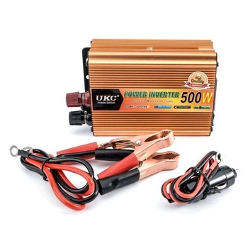 Инвертор авто преобразователь напряжения 12-220в 500вт 12V в 220V 500W USB Power Inverter UKC SSK-500W 12V