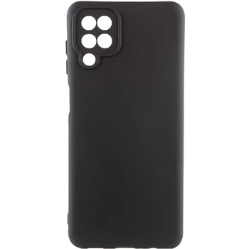 Чехол Getman Velvet Touch с защитой камеры для Samsung Galaxy A12 Черный / Black
