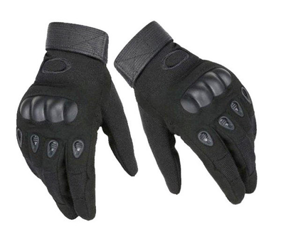 Тактические перчатки полнопалые Oakley L черный