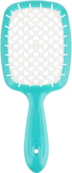 Щетка для волос Janeke Superbrush Бирюзово-белая
